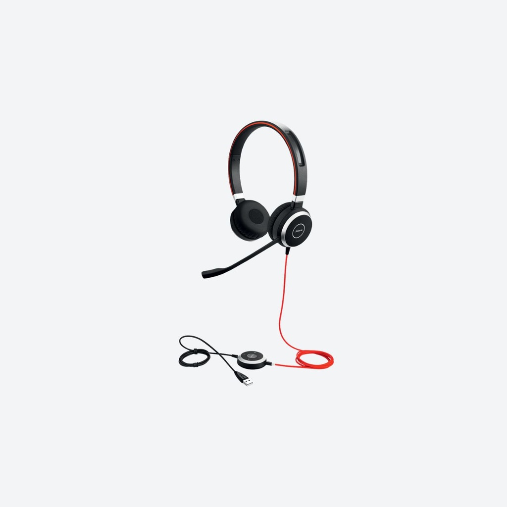 NEUF - Casque micro Jabra Evolve 40 Stéréo filaire USB-A P/N 6399-829-209- Noir