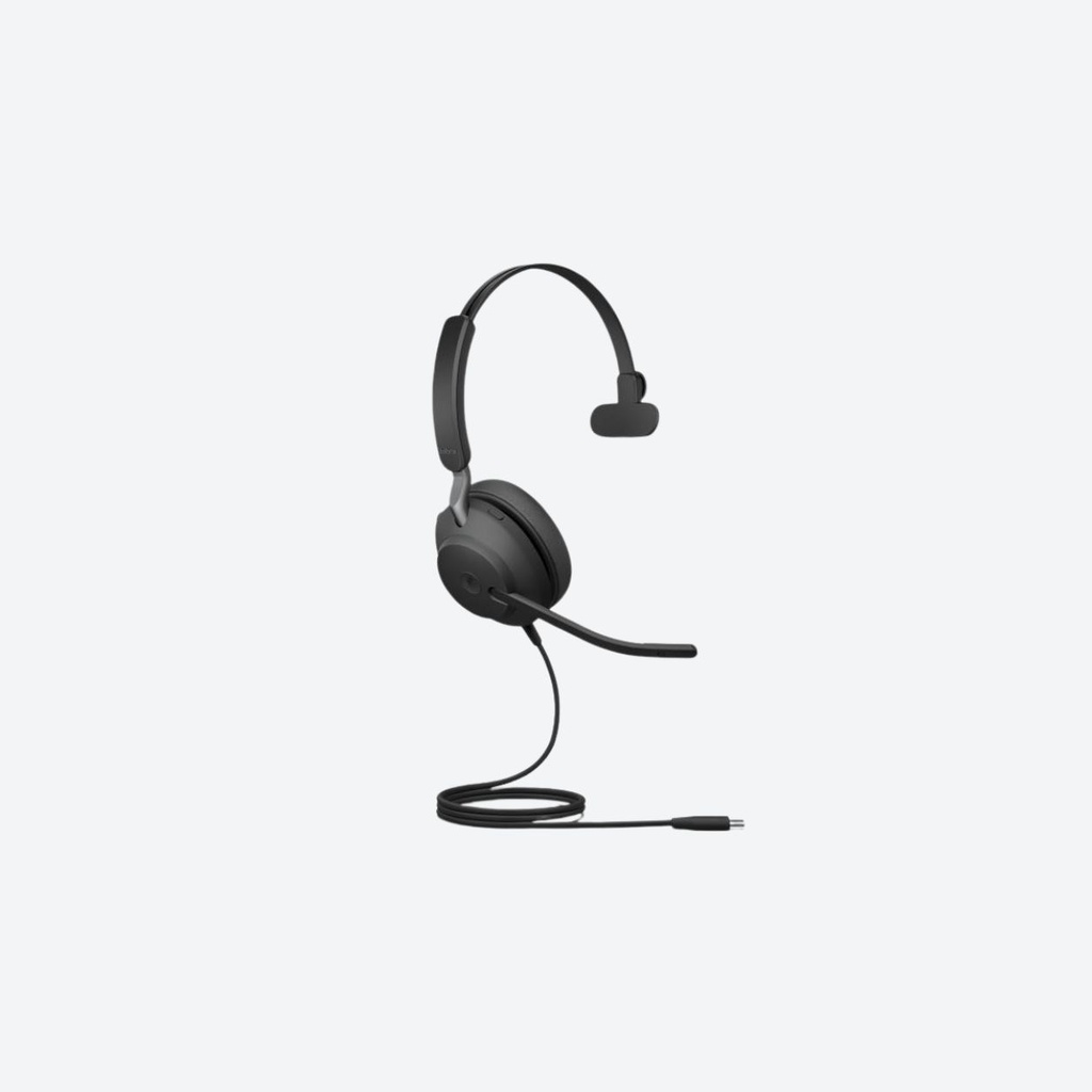 NEUF - Casque mono oreillette Jabra Evolve2 40 filaire USB-C SE P/N 24189-899-899