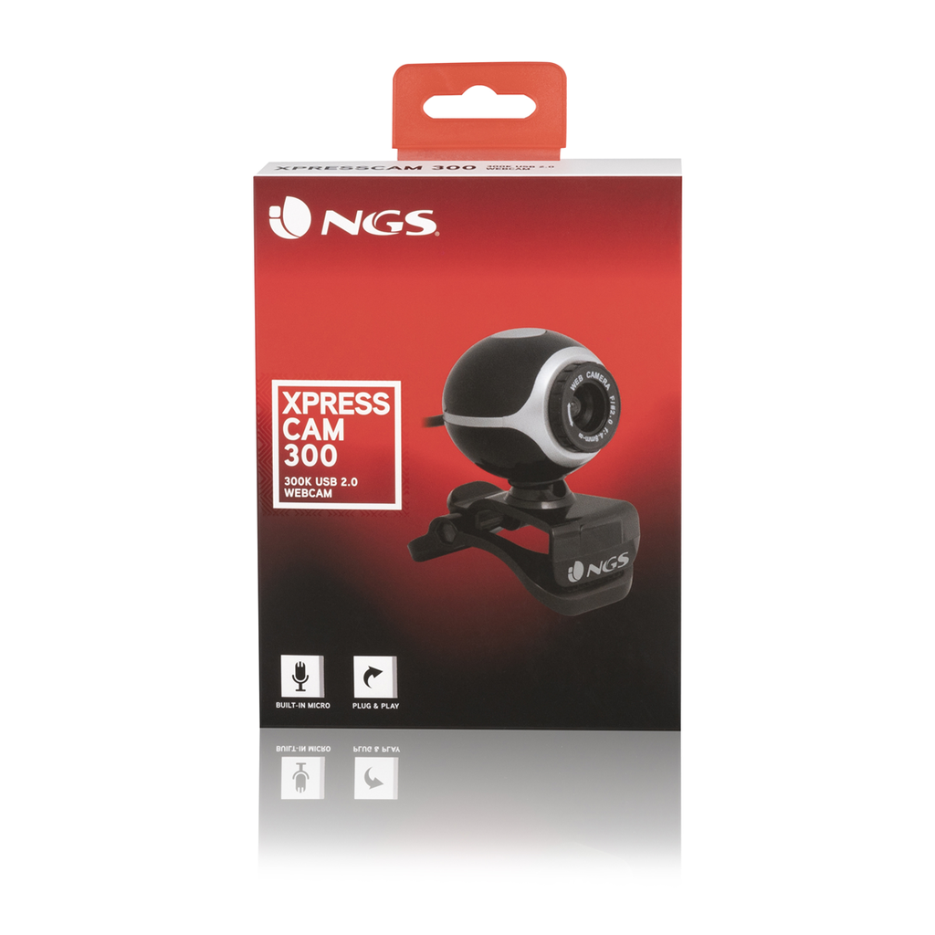 NEUF - Webcam NGS XPRESSCAM300 avec microphone intégré, USB 2.0