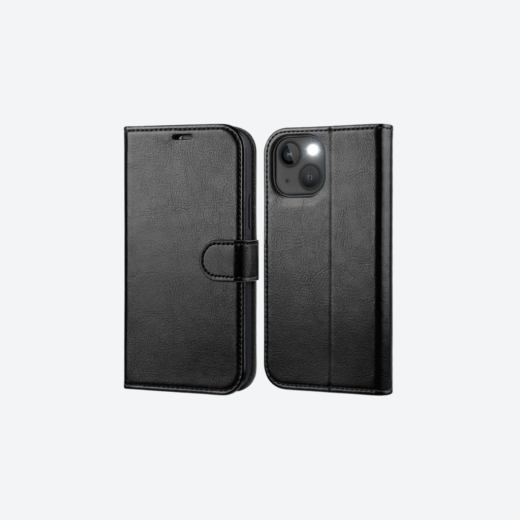 NEUF - Coque à rabat  iPhone 13 - Noir