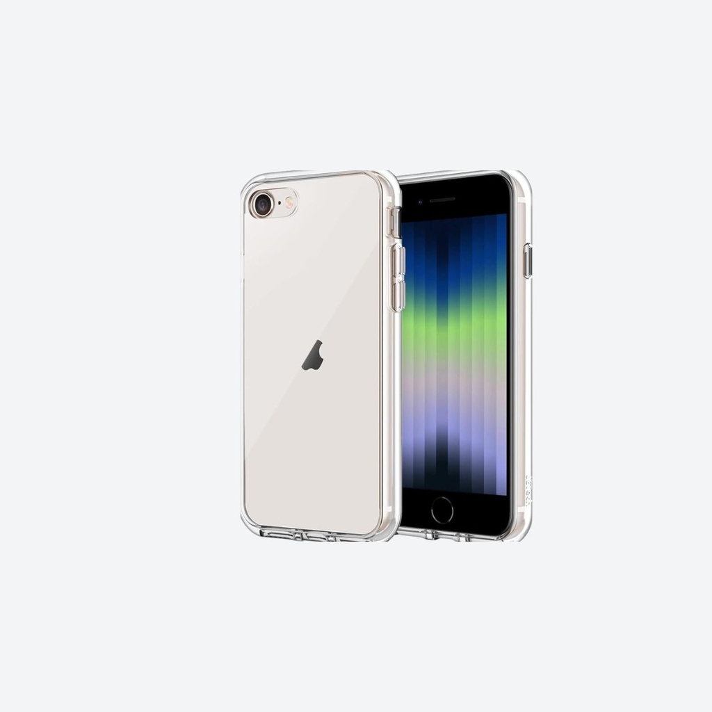 NEUF - Coque silicone iPhone SE2 / SE3 Big Corner - Transparente