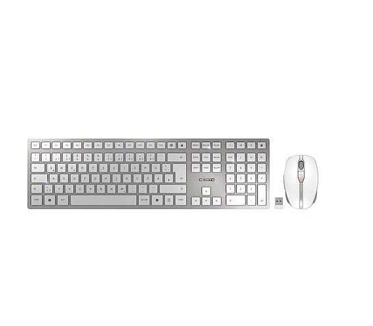 NEUF - Clavier Cherry DW 9100 Slim - AZERTY  PN : JD-9100FR-1/00 - blanc