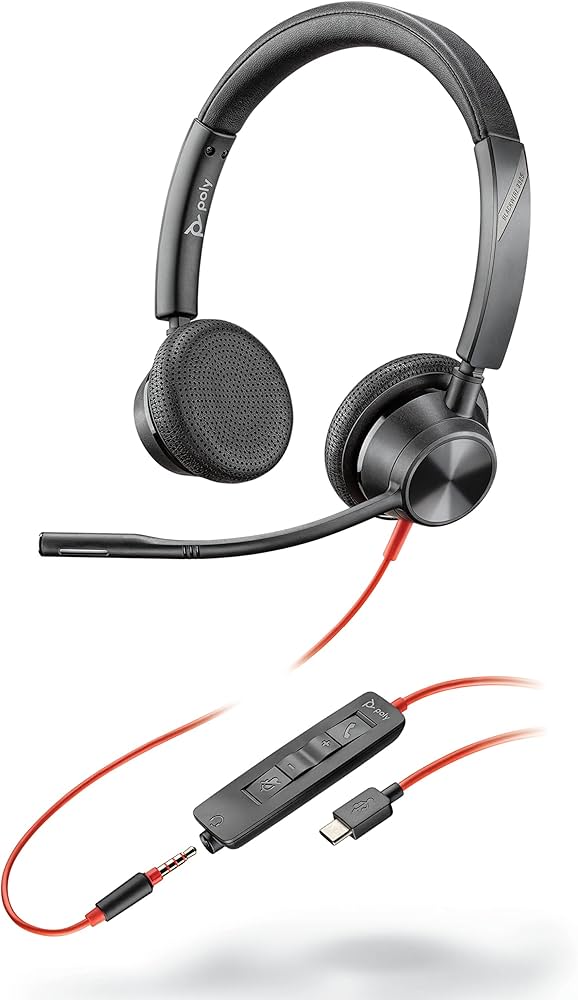 NEUF - Casque micro Poly Blackwire 3325 filaire USB-A P/N 213938-01