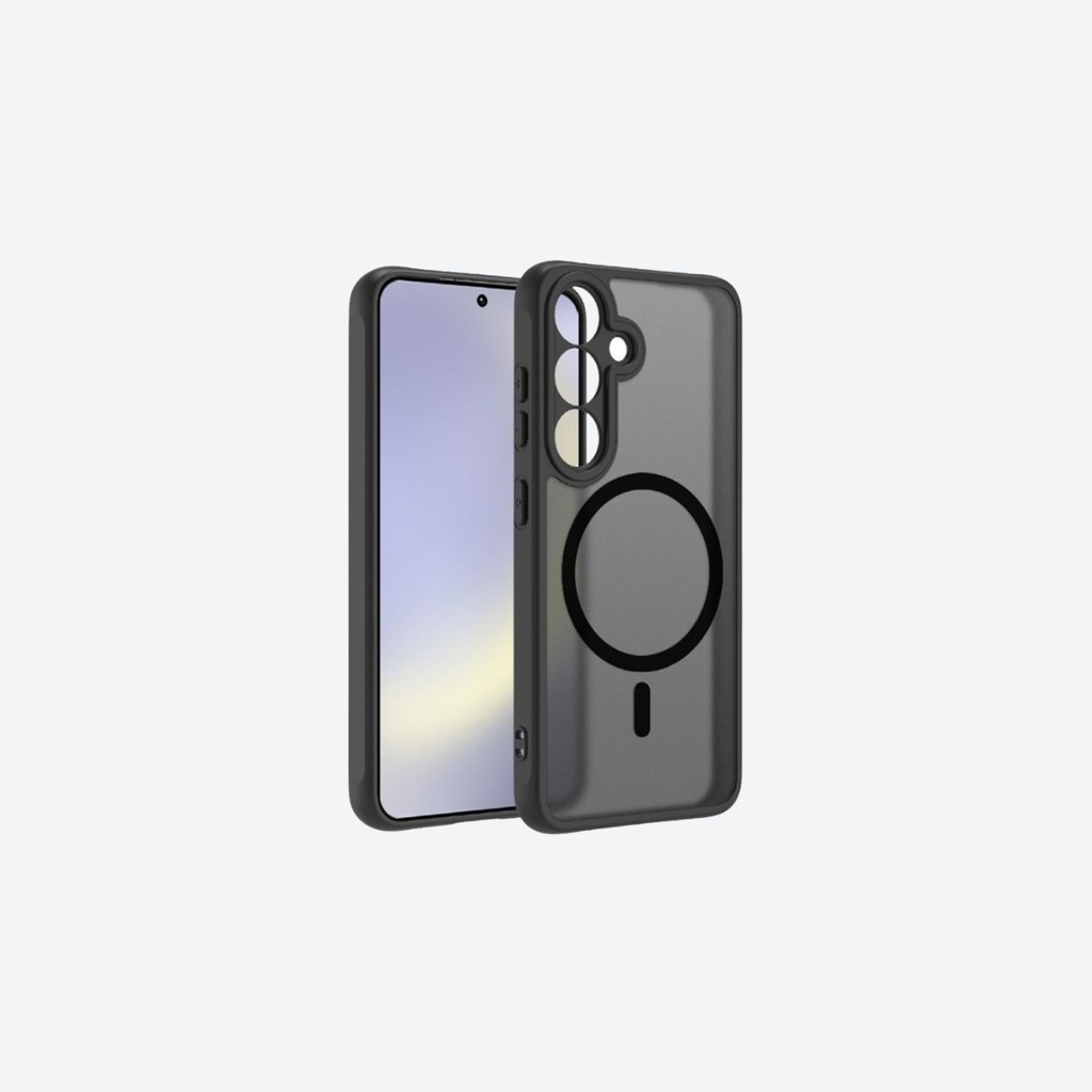 NEUF - Coque de protection MagSafe Samsung Galaxy A56 - Noire fumée