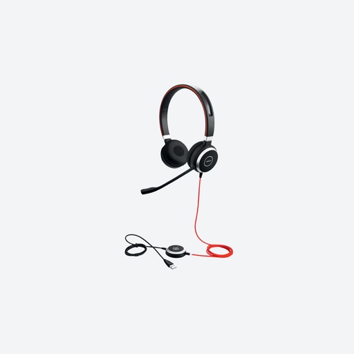 [NEU_00310] NEUF - Casque micro Jabra Evolve 40 Stéréo filaire USB-A P/N 6399-829-209- Noir