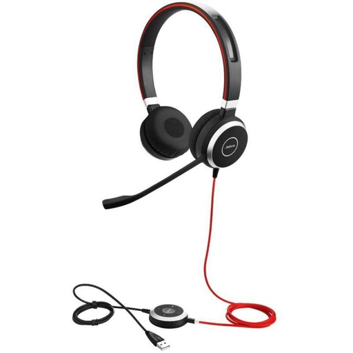 [NEU_00310] NEUF - Casque micro Jabra Evolve 40 Stéréo filaire USB-A P/N 6399-829-209- Noir