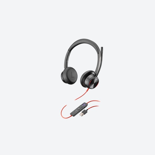 [NEU_00309] NEUF - Casque micro Poly Blackwire 8225-M filaire USB-C avec suppresseur de bruit actif