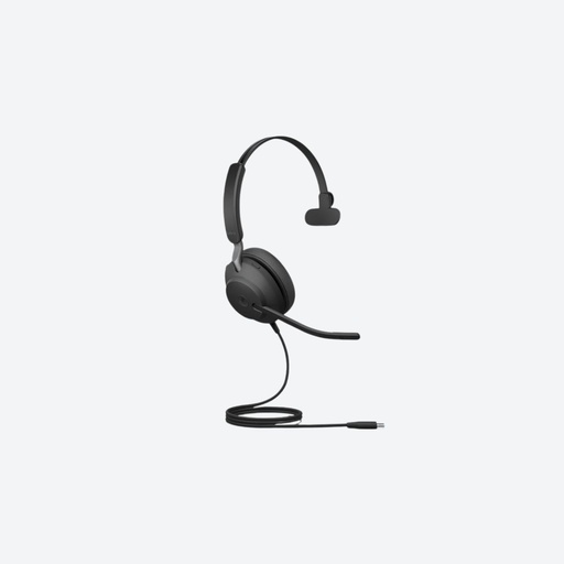 [NEU_00608] NEUF - Casque mono oreillette Jabra Evolve2 40 filaire USB-C SE P/N 24189-899-899