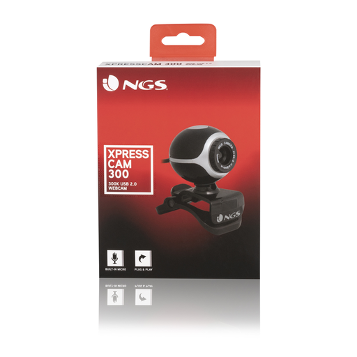 [RDD_69397] NEUF - Webcam NGS XPRESSCAM300 avec microphone intégré, USB 2.0